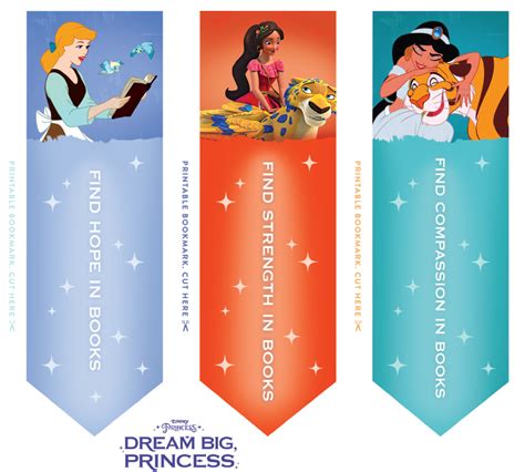Printable Bookmarks Disney